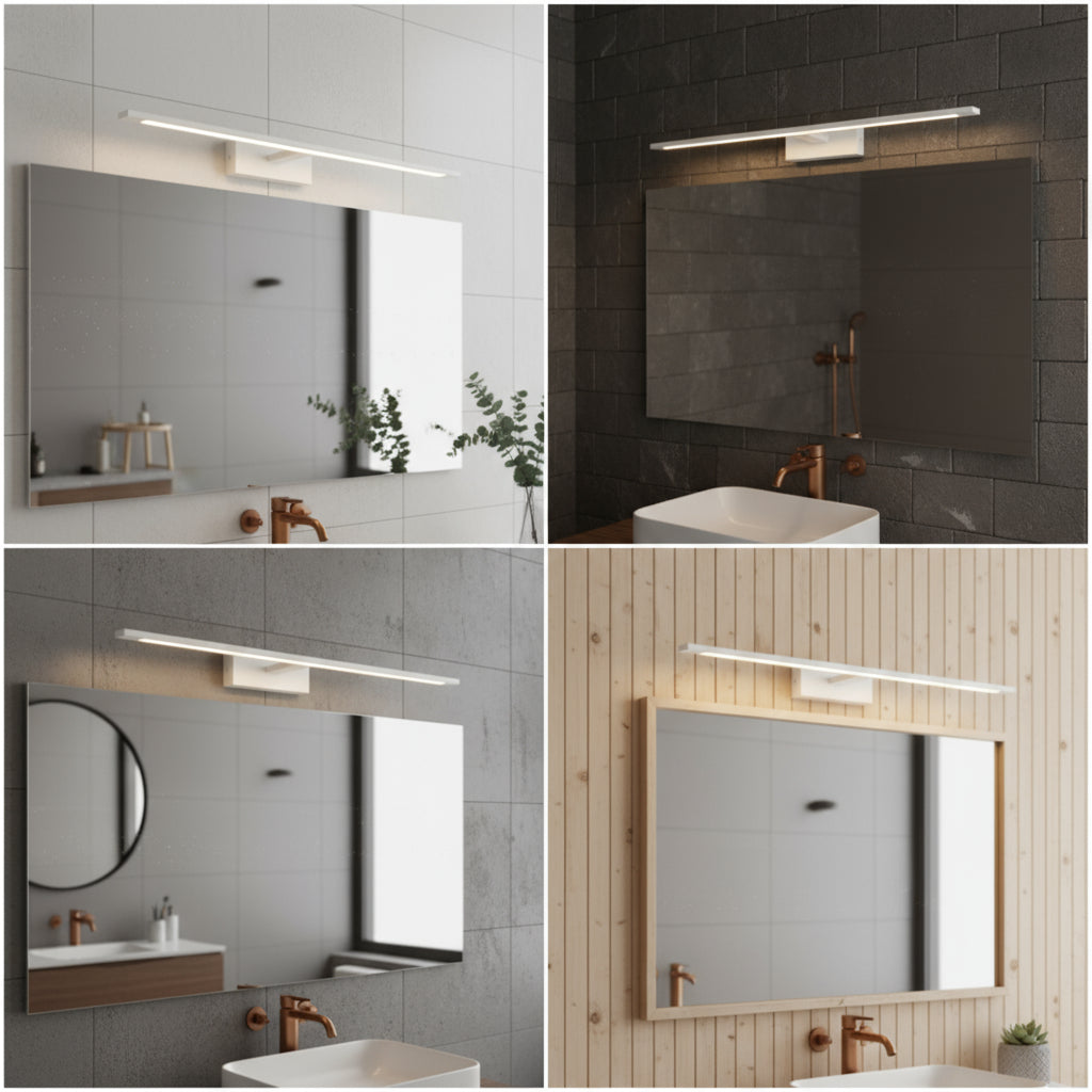 LED аплик за баня ELVO 12W 42cm бял