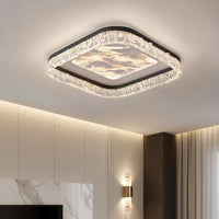LED осветително тяло SQUARE SAARI Black Еквивалент 500W Дистанционно управление