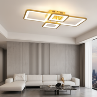 LED осветително тяло 4 Square LUMO Gold еквивалент 500W с дистанционно