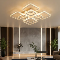 LED осветително тяло 4+4 Square Gigant BUBBLES WHITE еквивалент 800W с дистанционно