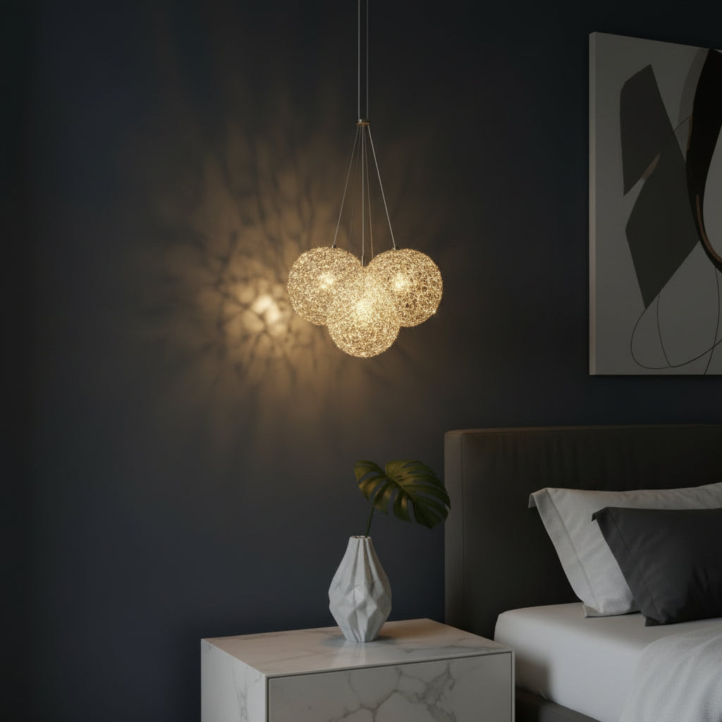 Пендел LED Cristal Sponge ENZO 3 Gold