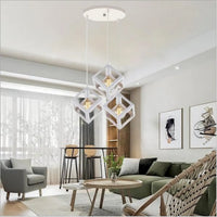 Lustra Fedra Cub Alb Vintage Suport Rotund Lighting Fixtures