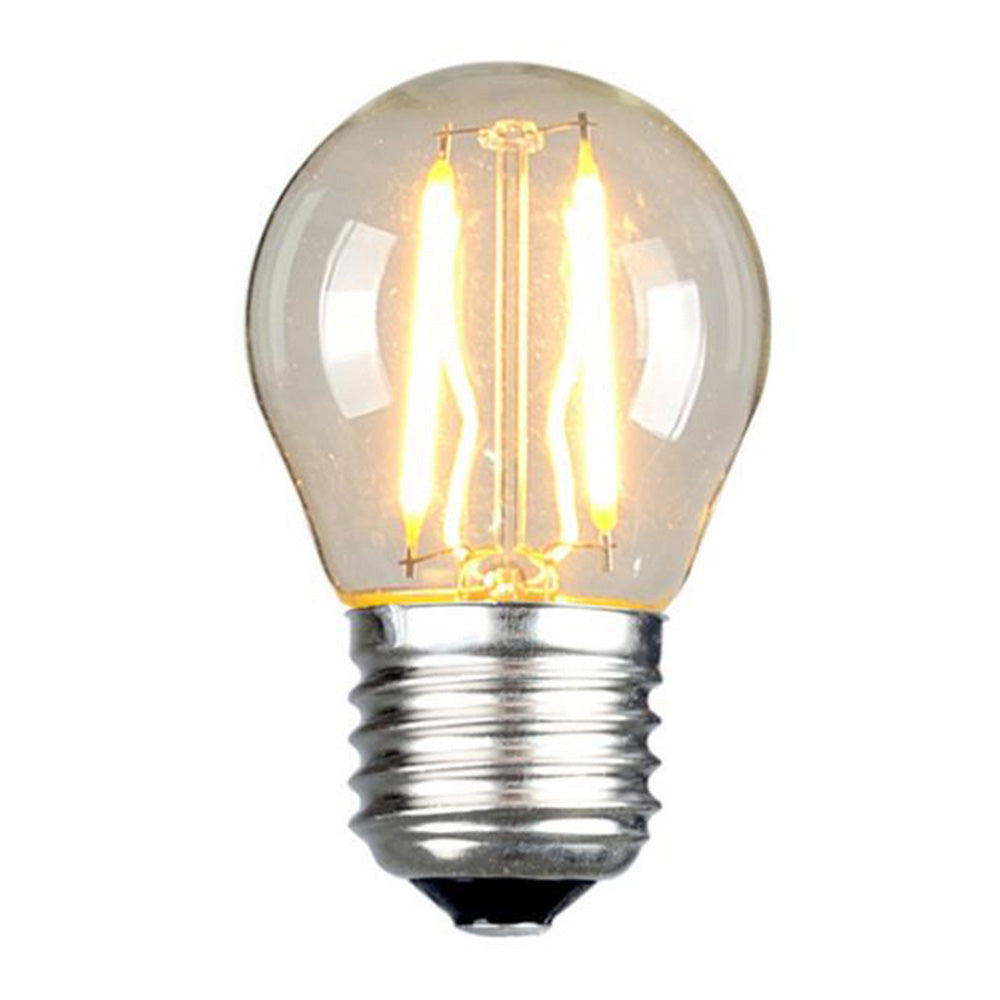 LED крушка E27 4W Filament G45 гирлянда