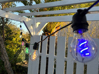 Светлинна гирлянда 5m / 10 LED крушки спирала RGB, свързваема