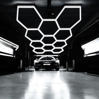 HoneyComb LED 11 светещи шестоъгълника 368W 326 X 235 CM