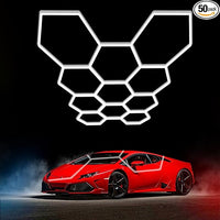 HoneyComb LED 11 светещи шестоъгълника 368W 326 X 235 CM