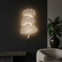LED Аплик WHITE LEAF YCM 6310WH – с 3 степени на светлина