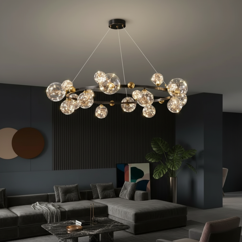 LED Осветително тяло Black Sparkle – Еквивалент 100W, Модел G4066-15