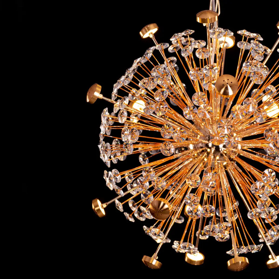 Окачено осветително тяло Crystal Priceless Gold