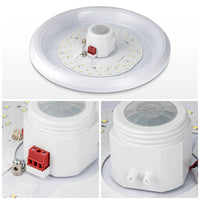 LED плафон 12W с датчик за движение, еквивалентен на 75W