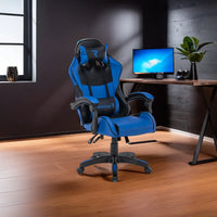 Геймърски стол, Tron Thrones, Blue-Black BOC-730