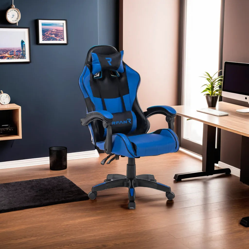 Геймърски стол, Tron Thrones, Blue-Black BOC-730
