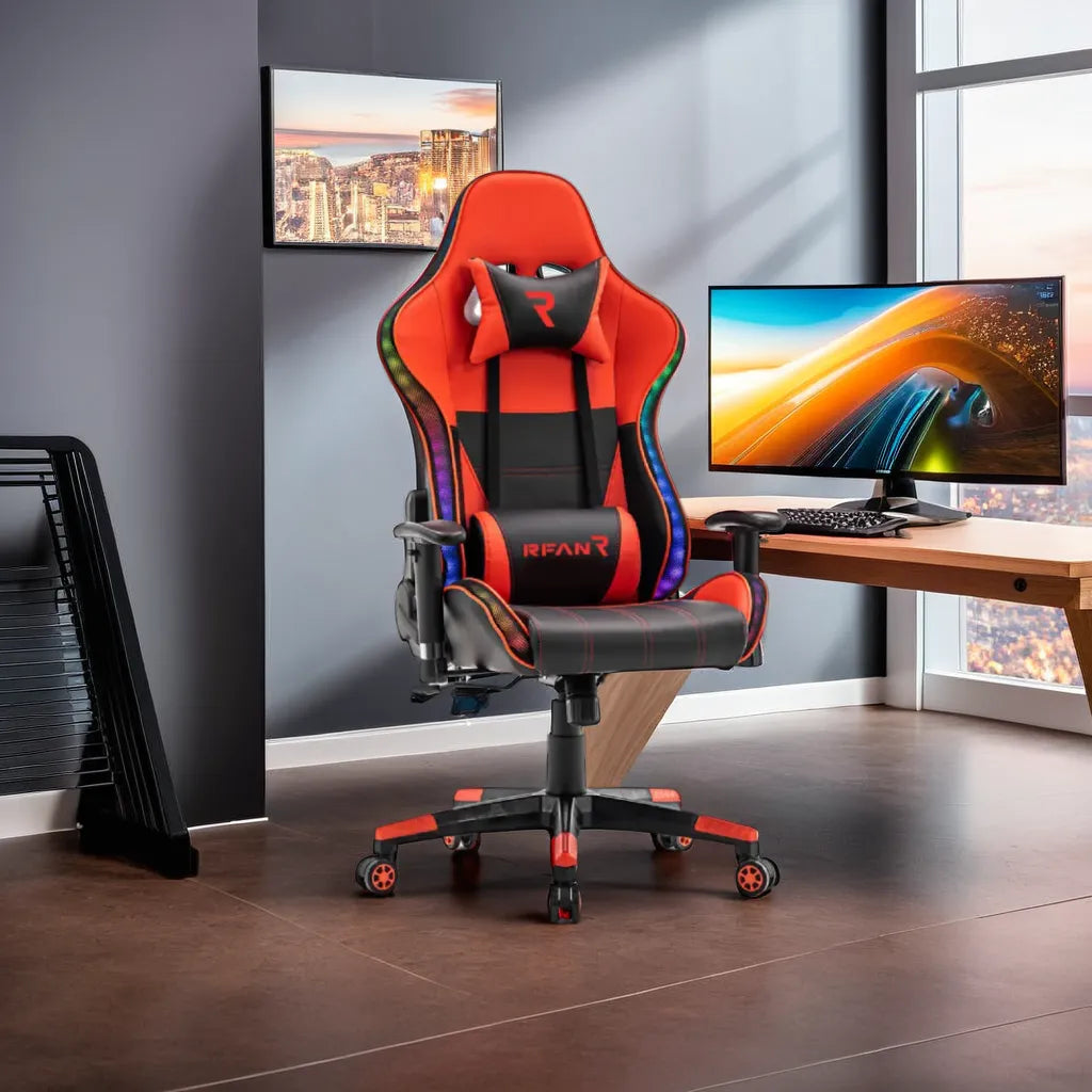 Геймърски стол, PREMIUM, Immersion Chairs, Red BOC-778