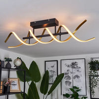 LED осветително тяло SEQUENCE Gold+Black Еквивалент 300W