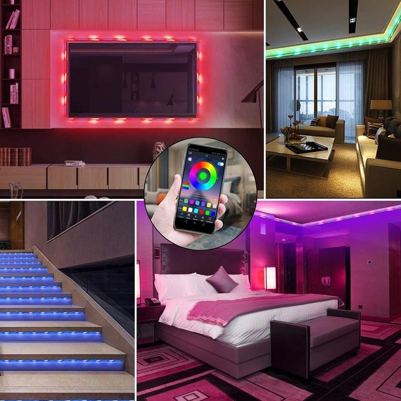 КОМПЛЕКТ LED лента RGB 12V IP65 SMART 3 метра USB TV RF дистанционно