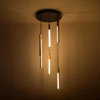 LED осветително тяло тип пендел ELIOT Дърво Дизайн Еквивалент 300W