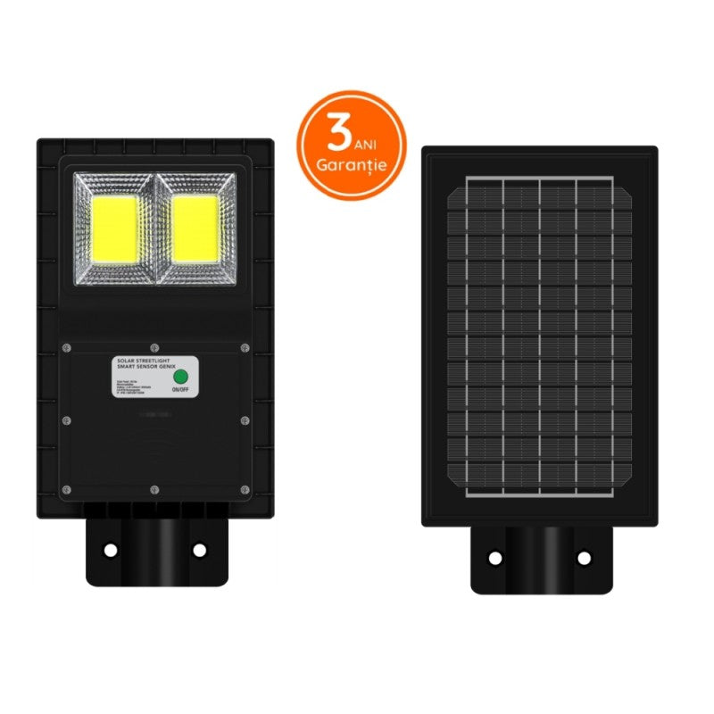 Соларна LED лампа 100W COB с датчик за движение PREMIUM