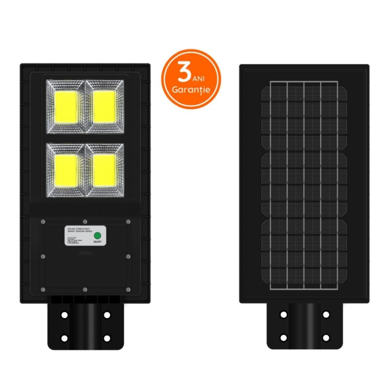 Соларна LED лампа 200W COB с датчик за движение PREMIUM