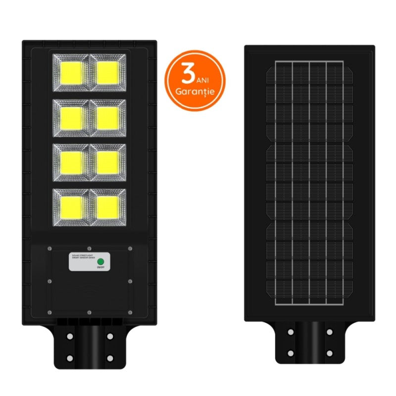 Соларна LED лампа 400W COB с датчик за движение PREMIUM