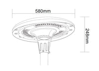 Соларна LED лампа UFO 2200 лумена SMART с дистанционно RGBWCCT