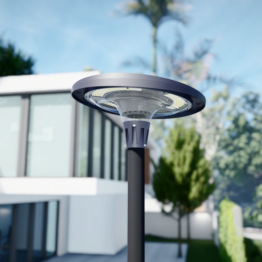 Соларна LED лампа UFO 2200 лумена SMART с дистанционно RGBWCCT
