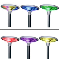 Соларна LED лампа UFO 2200 лумена SMART с дистанционно RGBWCCT