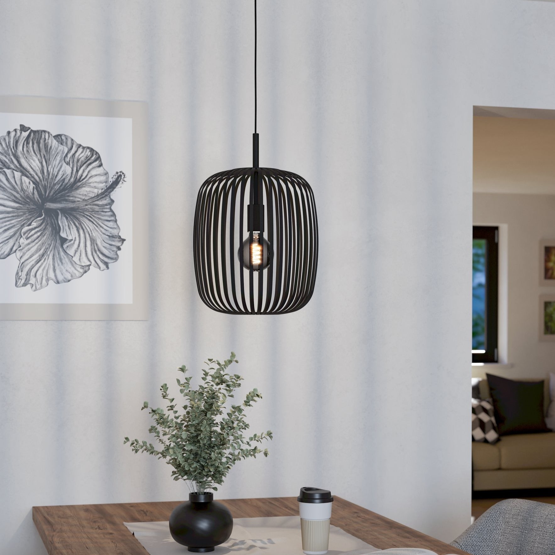 Пендел ROMAZZINA Black 110CM Eglo