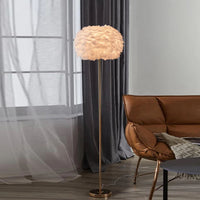 Метална лампа GOLD 150cm Feather Cloud