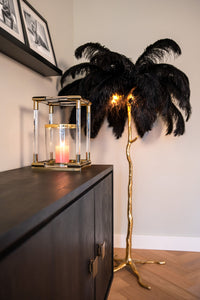 Лампион Baroque Luxury Feathers Black