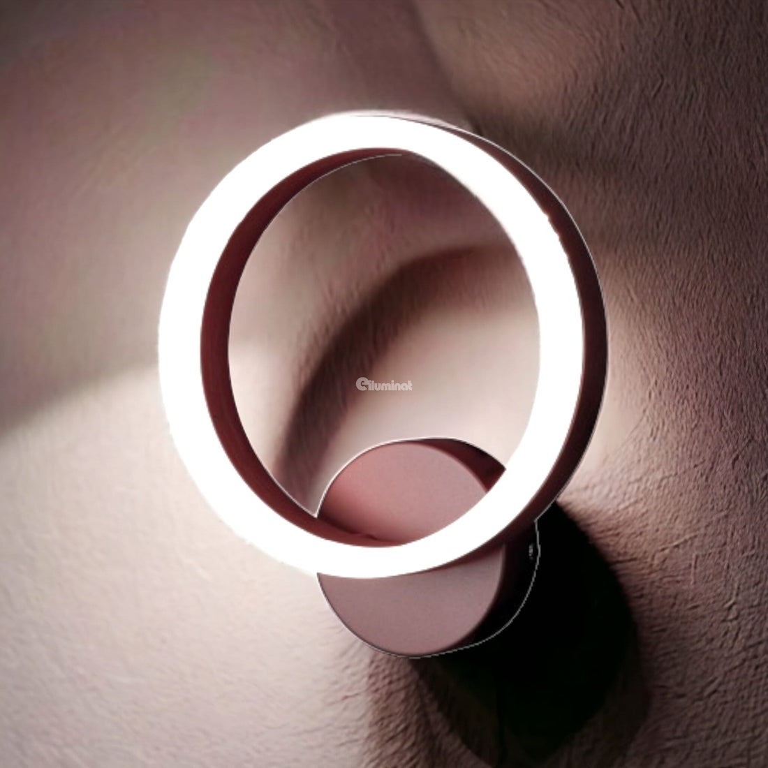 LED Аплика Премиум Кръг Дизайн 5208 Кафява