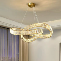 LED осветително тяло LEVA Cristal Gold 3 функции с дистанционно
