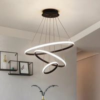 LED осветително тяло 96W Catalonia 3 сегмента Black еквивалент 400W