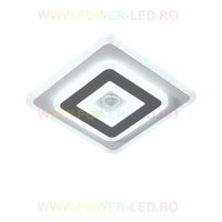 LED осветително тяло 28W квадрат с датчик за движение, еквивалент 200W