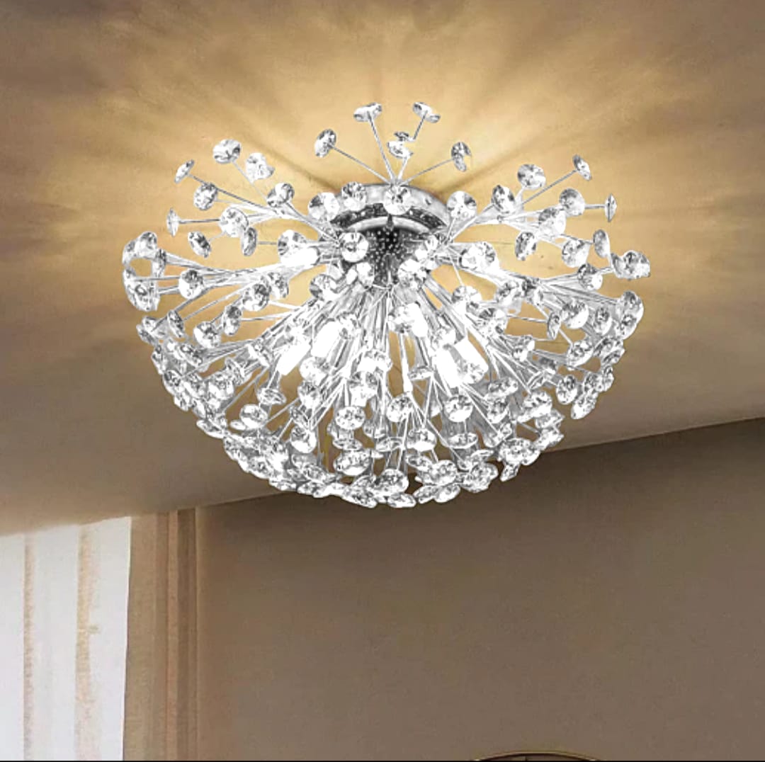 Осветително тяло тип аплик Crystal Dandelion Silver
