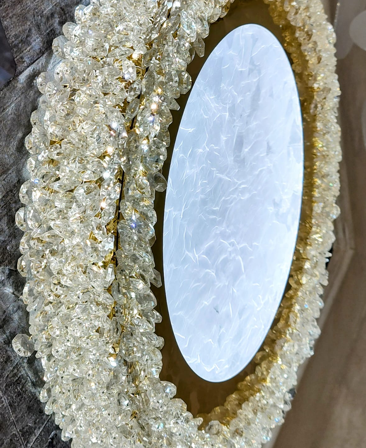 Осветително тяло за таван Crystal Golden Sponge Deluxe