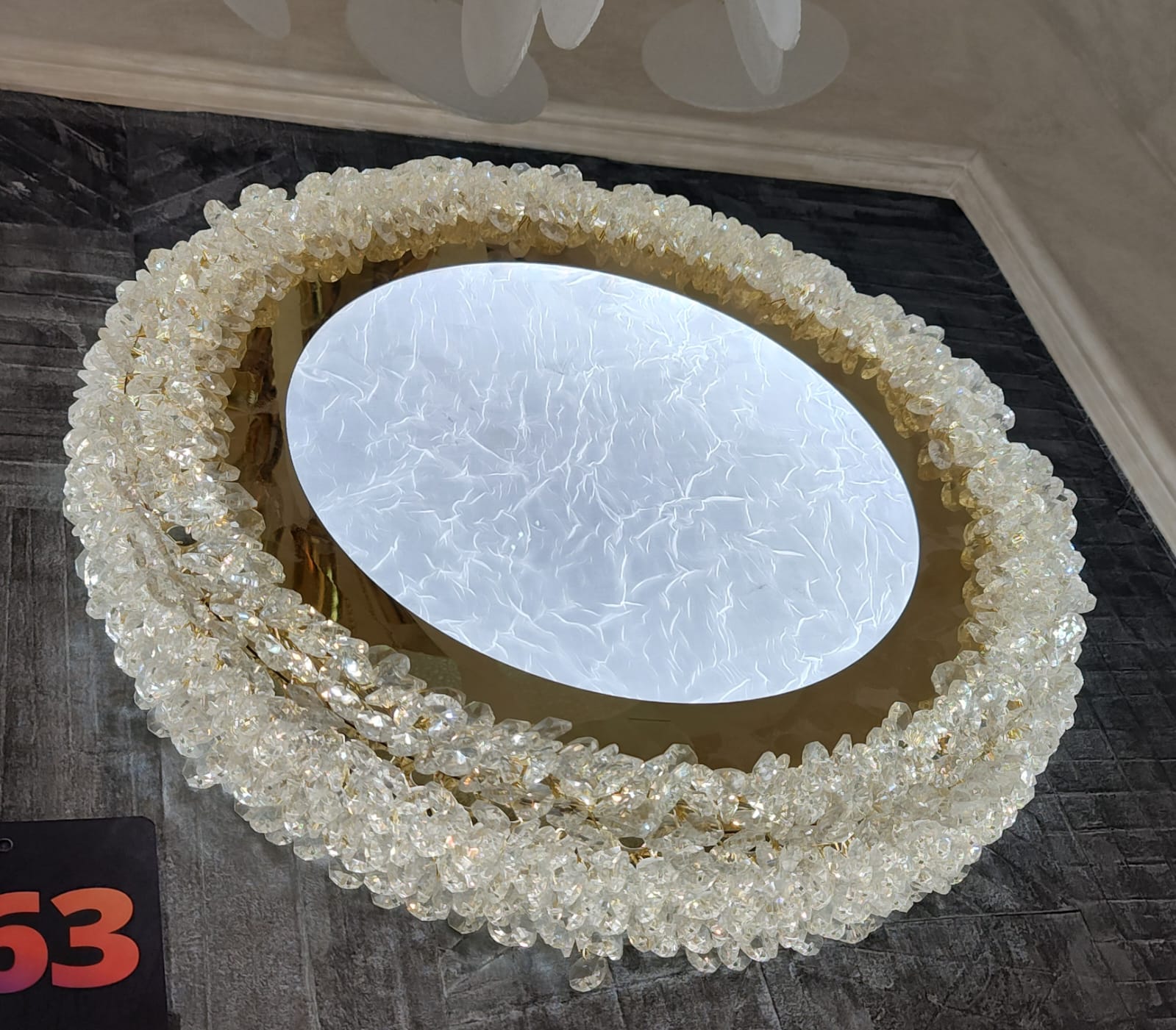 Осветително тяло за таван Crystal Golden Sponge Deluxe