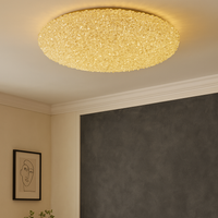 Осветително тяло тип аплик Crystal Golden Sponge Dome