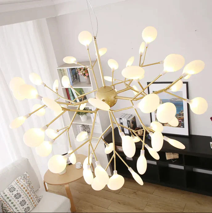Осветително тяло Nordic Style абажур MAT Golden Branches 66010-D45