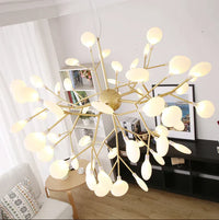 Осветително тяло Nordic Style абажур MAT Golden Branches 66010-D45