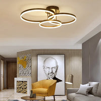 LED осветително тяло Beauty Brown Circle еквивалент 600W с дистанционно