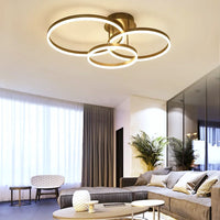 LED осветително тяло Beauty Brown Circle еквивалент 600W с дистанционно