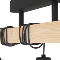 Осветително тяло TOWNSHEND 5 Black & Brown