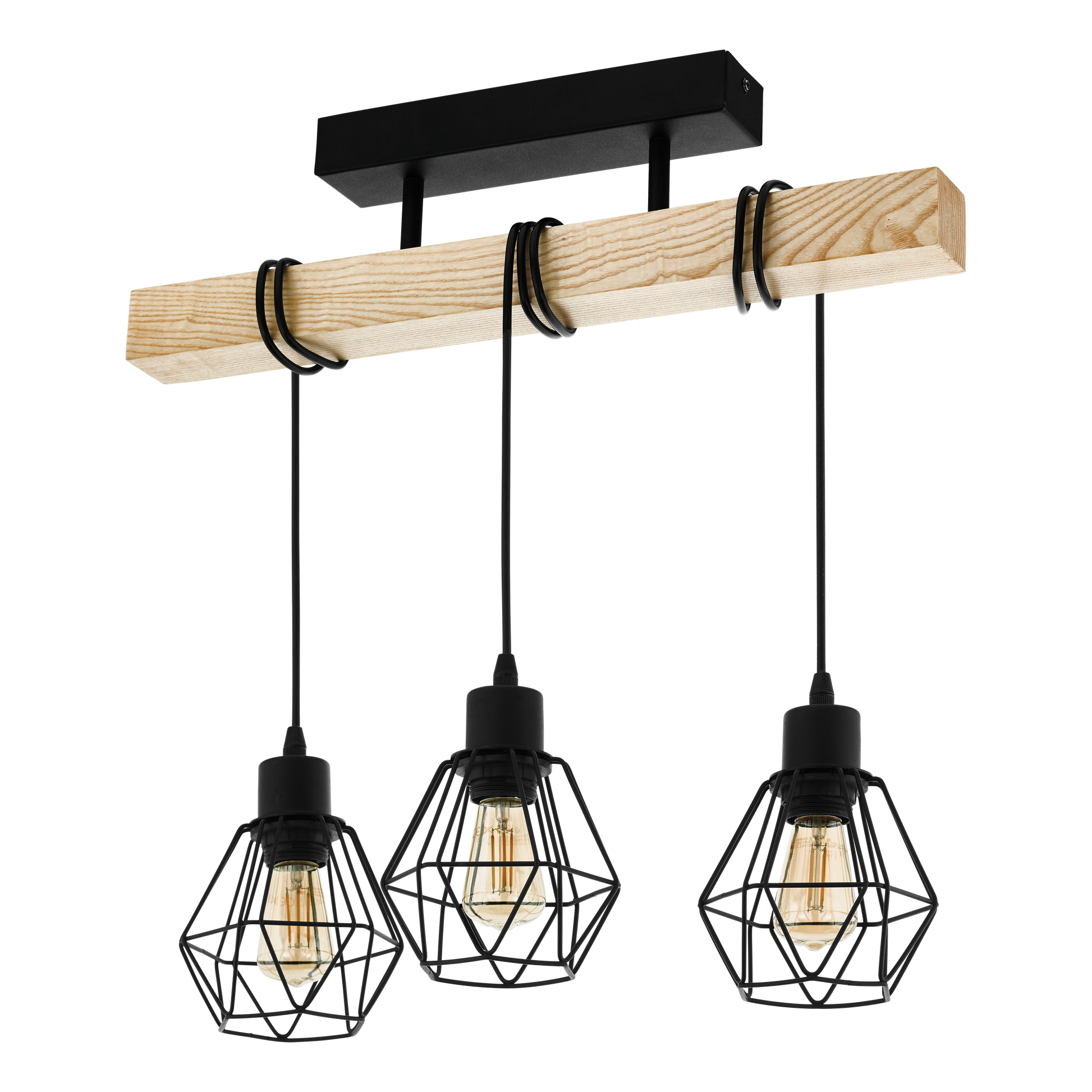 Осветително тяло TOWNSHEND 5 Black & Brown