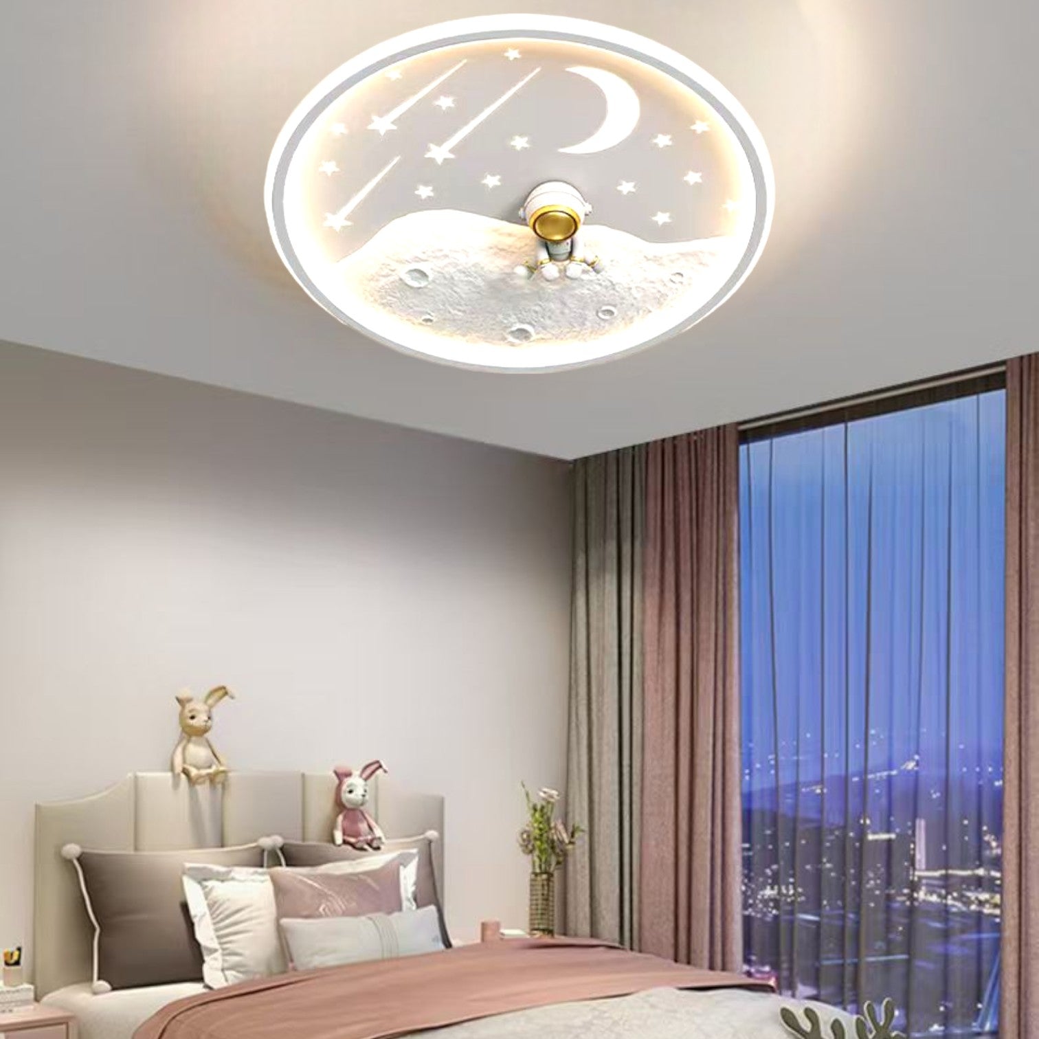 LED осветително тяло 150W Astro-Man Kids еквивалент 500W с дистанционно