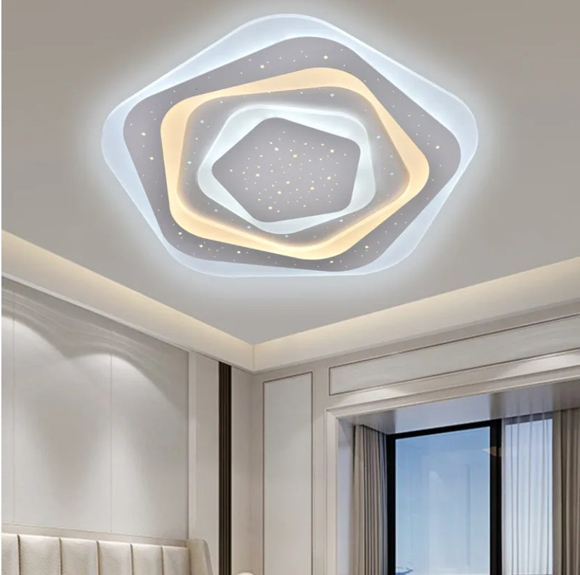 LED осветително тяло 80W Sky с дистанционно, еквивалент 400W
