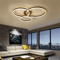 LED осветително тяло Beauty Brown Circle еквивалент 600W с дистанционно