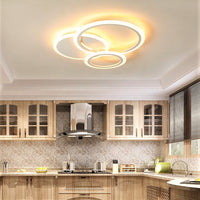 LED осветително тяло TWO CIRCLE Design Еквивалент 400W с дистанционно