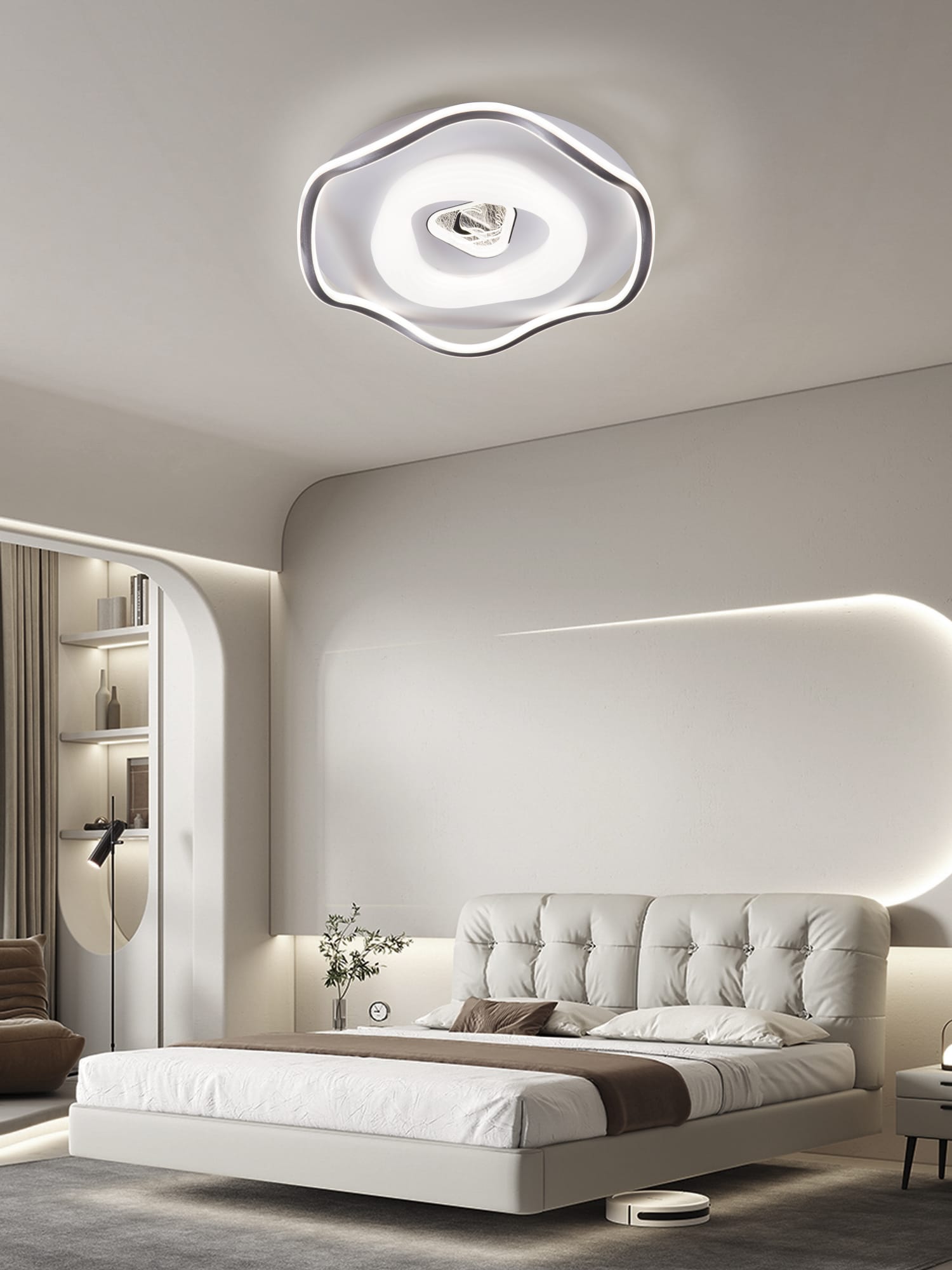 LED осветително тяло Splash Triangle 240W еквивалент 800W Smart с дистанционно