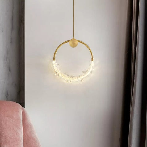 Пендел LED Luxury Gold Кристал Еквивалент 150W