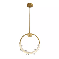 Пендел LED Luxury Gold Кристал Еквивалент 150W
